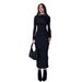Women's Clothing Spring And Autumn New Slimming High End Pure Color Temperament Long Hip Wrapped Dress Women_ecoleips.com