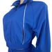 Women's Stylish Two-Piece Set - Contrast Color Striped Top & Wide Leg Elastic Waist Pants_ecoleips.com