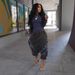 Women's Summer Harem Jeans Patchwork Loose Fit Elastic Waist Denim Spring/Autumn Regular Size_ecoleips.com