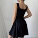 Women's ClothingCasual Square Neckline Solid Color Sleeveless Mini Dress European And American Solid Color Corset Women's Dress Cross Border Hot Sale_ecoleips.com