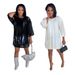 Women's Fashionable Sexy Shiny Heavy Industry Sequined Loose Dress W0014 European American Cross Border Style in Stock_ecoleips.com