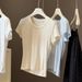 Slim-fit Simple Short-sleeved T-shirt Women's Summer Casual Versatile And Thin Short Top_ecoleips.com