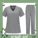 Women's Clothing Lightweight Surgical Gowns, Dental Surgical Gowns, Veterinary Scrub Gowns Laboratory Hand Washing Gowns With Pockets_ecoleips.com