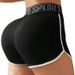 Tennis Shorts High Elastic Hip Lifting Seamless Knitted Yoga Peach Hip Women's Sports Fitness Running Moisture Wicking_ecoleips.com