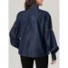K European And American Style Women's Fashion New Lace Up Bow Denim Shirt_ecoleips.com