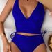 High-Waist Bikini Set – Adjustable Ties & Removable Padding (S-XL, 4 Colors) – Quick-Dry & UPF50+ Swimwear For Beach & Pool_ecoleips.com