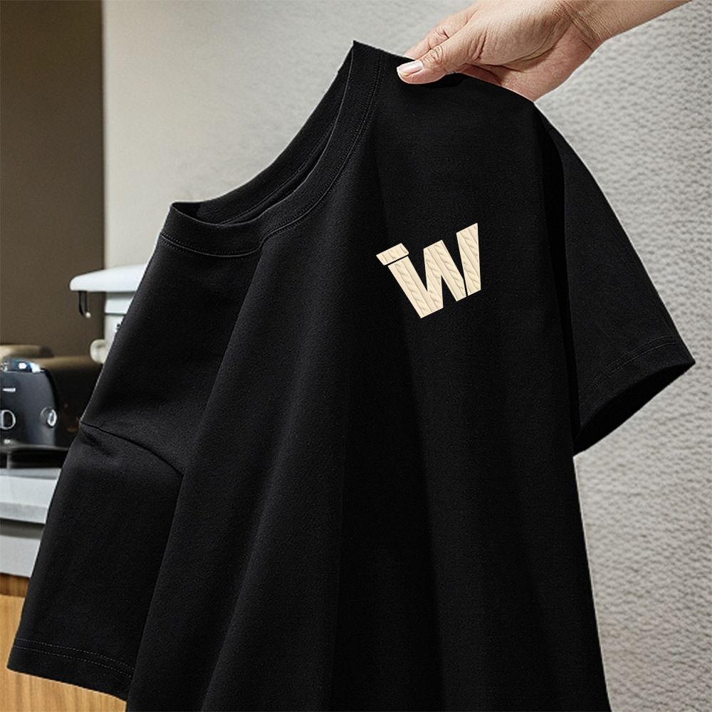 Summer New Women's Cotton T-Shirt Crew Neck Short Sleeve Printed Casual Loose Retro Street Style Top_ecoleips.com