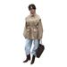 ng2510292 2026 Spring New Women's Fashion European And American Cross-Border Design Short Button Trench Coat, Stylish, Casual,_ecoleips.com