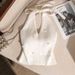 K Spicy Girl Slim Fit Nail Bead Hanging Neck Tank Top, Women's Backless Personalized Strap Design, Sleeveless Pure Desire Base Top_ecoleips.com