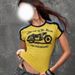 Summer European American Cross-border Street Style Trendy Short Crop Top With Motorcycle Print, Sweet And Cool Retro_ecoleips.com