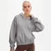 Cross-border Hot-selling Personalized Trendy Half-zip Hoodie Casual Sweatshirt For Women, Loose And Stylish Pullover_ecoleips.com