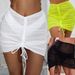 2025 Sexy Women's Mesh Swimsuit Cover-Up Sheer Skirt Slimming High Waist_ecoleips.com