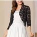 Women's Clothing Style Women's Short Collarless Vest Cardigan Solid Color Elegant Lace Top Fashion Outerwear_ecoleips.com