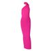 2025 Autumn New Sexy Backless Ruched Slim Sleeveless Elegant Ribbon Dress Wholesale_ecoleips.com