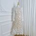 Women's Clothing Dress Early Spring New French Heavy Three Dimensional Flower Embroidery Waist Slim Fishtail Dress Skirt_ecoleips.com