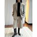 Women's French Smart Wide Shoulder Oversized Suit Jacket Casual Slimming Style Simple Spring New Louvre Blazer_ecoleips.com