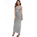 Women's New Fashion Single Shoulder Shiny Elegant Plus Size Solid Color Dress_ecoleips.com