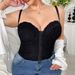 Plus Size Push Up Lingerie Bra Camisole Versatile Button Down Lace Fishtail Sexy For Curvy Women_ecoleips.com