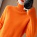 Aria Basics Aria Basics Women's Layer Turtleneck Autumn And Winter High Collar Raglan Thick Knit Sweater, Women's Base Top_ecoleips.com