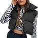 Unisex Zip-Up Fleece Vest With Stand Collar - Lightweight Spring Layering Essential For Streetwear Fashion (11 Colors, XS-XL)_ecoleips.com
