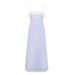 AD101 French-style College-style Blue Striped Dress With A Fresh Sweet Temperament, Waist-cinching And Slimming,_ecoleips.com