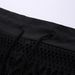 2025s 2025 Black Jacquard Lace Women's Four-Corner Set Beach Casual Vacation Shorts_ecoleips.com