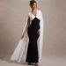 Women's Clothing Summer Sexy V-Neck Sleeveless Bodycon Maxi Dress For Fashionable Hot Girl Ribbon Detail_ecoleips.com