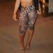Women's Clothing Slim Fit Mid Waist Elastic Leggings Animal Print Fashionable Seven Point Fashion Bottoms_ecoleips.com