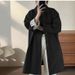 Women's Clothing Spring And Autumn New Style Splicing Workwear Simple Small Size Medium Long Coat_ecoleips.com