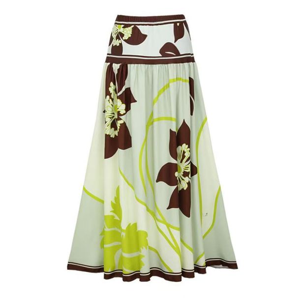 Women's Clothing One Piece Swimsuit Conservative Belly Covering Bikini Beach Chiffon Wrap Skirt Hot Spring_ecoleips.com