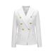 New Women's Autumn And Winter Mini Thousand Bird Grid Suit, Fashionable Short Style Double Breasted Jacket_ecoleips.com