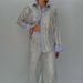 Women's Clothing Loose Casual Sequined Suit Jacket Wide Leg Pants Two Piece Suit_ecoleips.com