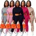 Women's Velvet Hooded Sweatshirt Casual Two-Piece Suit European American Style Autumn Winter Plus Size Clothing_ecoleips.com