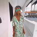 Women Elegant Printed Short Sleeve V Neck Maxi Dress Casual Summer Vacation Long Dress_ecoleips.com