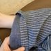 Breathable Linen Pants For Women - High Waisted Straight Leg Summer Trousers With Drawstring, Gray Striped Casual Office Pants For Petite_ecoleips.com