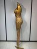 Sparkly Sexy Transparent Mesh Long Dress Women Luxury Birthday Club Party Gown Stage Singer Performance Costume PX8L_ecoleips.com