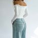 Voya One Neck Sexy T-shirt With Spring And Summer Off Shoulder Design, Slim Fit Short Top, Women's Clothing_ecoleips.com