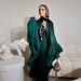 Women's Clothing Muslim Fashion Robe Dress Waist Satin_ecoleips.com