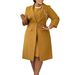 Women's Clothing Fashion Suspender Dress Elegant Sleeveless Dress With Notched Lapel Blazer Set | Chic Office-to-Evening Two-Piece Outfit_ecoleips.com
