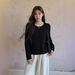 120Kg Large Size Bottoming Shirt Women's Clothing To Cover The Belly Maillard Coffee Outside Wearing Knitted T-shirt_ecoleips.com