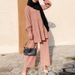 Women's fashion cover suit Wide leg shirt and pants suit Elegant solid color suit fall_ecoleips.com