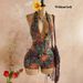 Women's Textured Knit Jumpsuit Halter Neck Deep V Backless With Ring Decoration European American Style_ecoleips.com