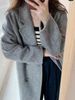 Premium Alpaca Wool Blend Coat - Oversized Double-Faced Trench Coat With Notch Lapel (8 Colors, XS-M)_ecoleips.com