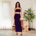 Sequin Backless Women's High-End Sense Tube Top Little Casual Fashion Set Women_ecoleips.com