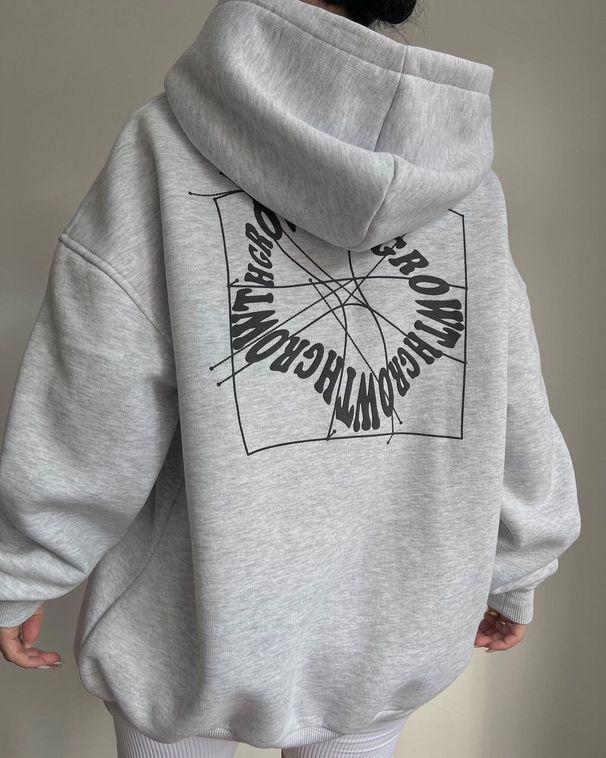 Women's Clothing Unisex Casual Hooded Sweatshirt With Letter Print, Double-Layered Neckline, Loose Fit, Comfortable Pullover For Men & Women_ecoleips.com