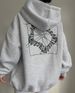 Women's Clothing Unisex Casual Hooded Sweatshirt With Letter Print, Double-Layered Neckline, Loose Fit, Comfortable Pullover For Men & Women_ecoleips.com