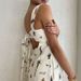 Women's Sleeveless Lace-Up Halter Print Big Swing Dress_ecoleips.com