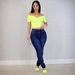Summer New High-waisted Stretch Jeans For Plus-size Women, Buttoned, Tummy-control Pencil Pants, Slim-fit,_ecoleips.com