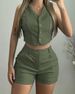 Women's Clothing Fashion Casual Button Vest Suit Women's Clothing_ecoleips.com
