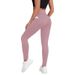 Women's Clothing Yoga Pants Spring And Summer High Waist Hip Lifting Slim Fitness Side Pocket Sports Leggings Women's Spot_ecoleips.com